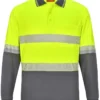 Unisex CoolDry D/N L/S Hi-vis Polo - Image 3