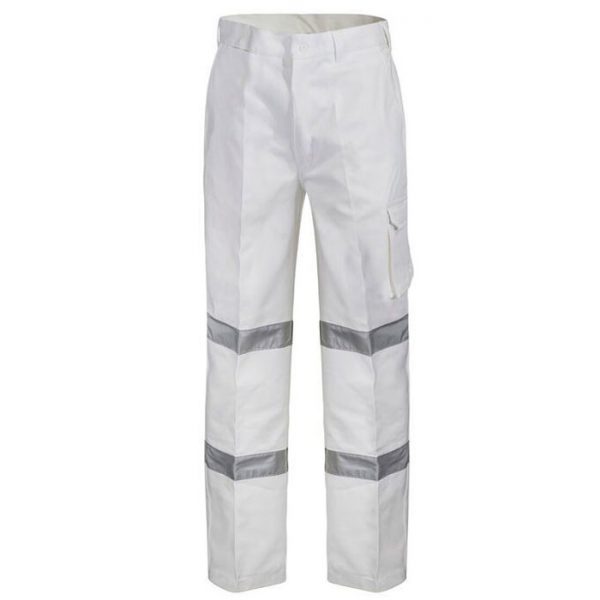 NCC Modern Fit Cotton Drill Cargo Trouser With CSR Reflective Tape - Front