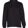 aiw kids half zip fleece black