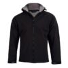 aiw kids softshell jacket black charcoal