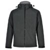 aiw kids softshell jacket marle charcoal