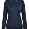 aiw ladies lucky bamboo polo navy