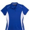 aiw womens pursuit polo royal white