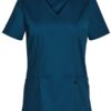 aiw ladies scrubs top teal