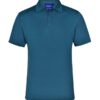 aiw mens bamboo polo aegean blue
