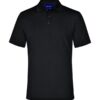 aiw mens bamboo polo black