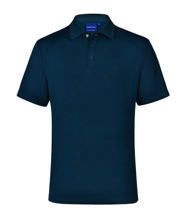 AIW Men's Bamboo Polo | One Stop Workwear, Braybrook | Hi Vis Clothing ...