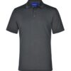 aiw mens bamboo polo storm grey