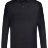 aiw men's lucky bamboo polo black