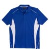 aiw mens pursuit polo royal white