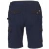 aiw mens stretch cargo work shorts navy back