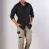 aiw mens stretch work shirt model