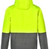 aiw unisex hi-vis puffer jacket yellow