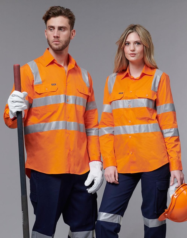 AIW Vic Rail Unisex Safety Shirt | One Stop Workwear, Braybrook | Hi ...