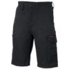 dnc digga medium weight cargo shorts black