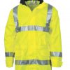 dnc day night rain jacket yellow