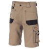 dnc duratex cargo work shorts khaki