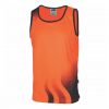 dnc sublimated singlet orange