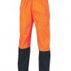 DNC two tone rain pants orange