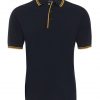 jbs contrast polo navy gold