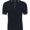 jbs contrast polo navy green