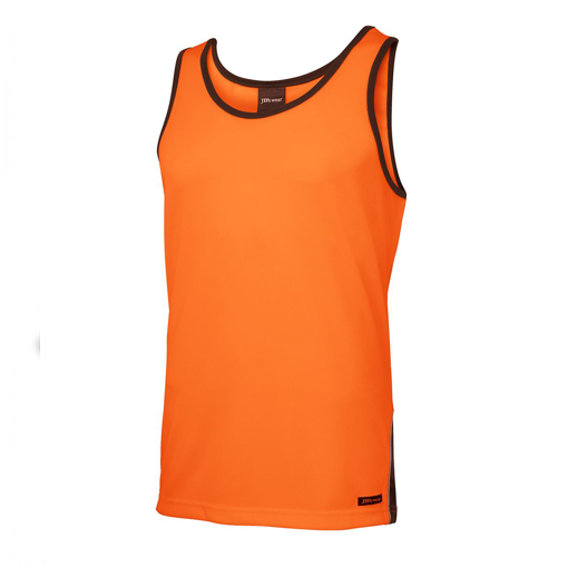 JB's Hi Vis Contrast Singlet - One Stop Workwear, Braybrook | Hi Vis ...