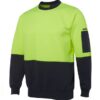jbs hi vis crew neck jumper