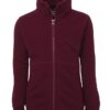 JB's Kids Zip Polar Jumper - Maroon