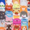 JB's Ladies Printed Scrubs Top - Cats & Dogs