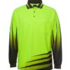 jbs long sleeve rippa polo lime