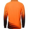 jbs long sleeve rippa polo orange