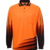 jbs long sleeve rippa polo orange