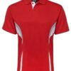 JB's Men's Cool Polo Red White Grey