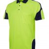 jbs arm panel polo yellow