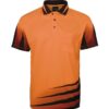 jbs short sleeve rippa polo orange