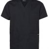 jbs unisex scrubs top black