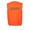 jbs staff vest orange