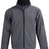 mens softshell jacket charcoal