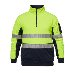WorkCraft Half Zip Jumper With Tapes