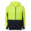 ncc zip hoodie lime