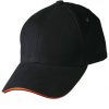 sandwich peak cap navy orange