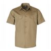 aiw short sleeve work shirt khaki